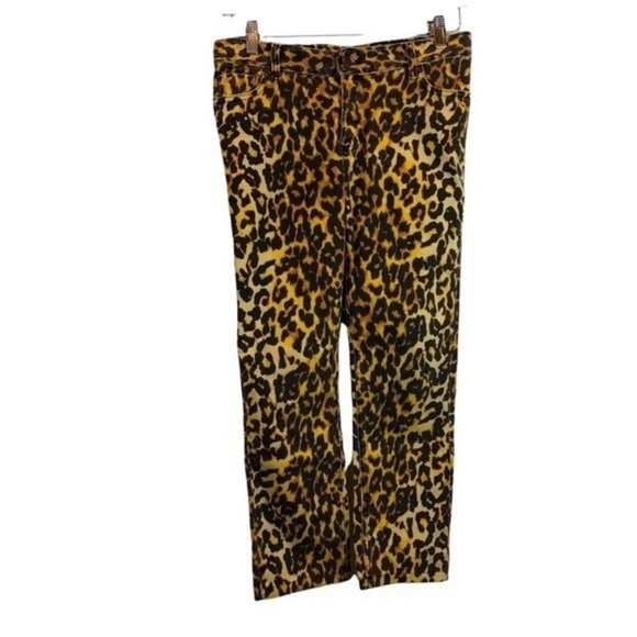 Rebecca Minkoff Leopard Skinny Ankle Jeans - Picture 2 of 7